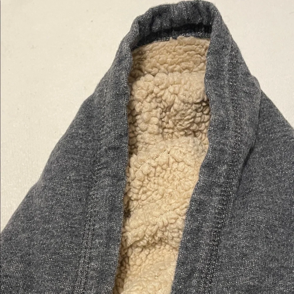 GAP Kids Charcoal Hoodie with Red and Blue Letters